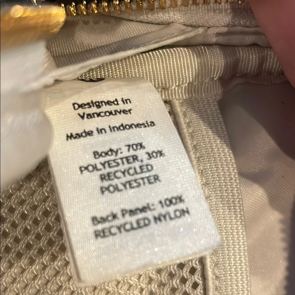 Lululemon Cream Sherpa Crossbody Bag